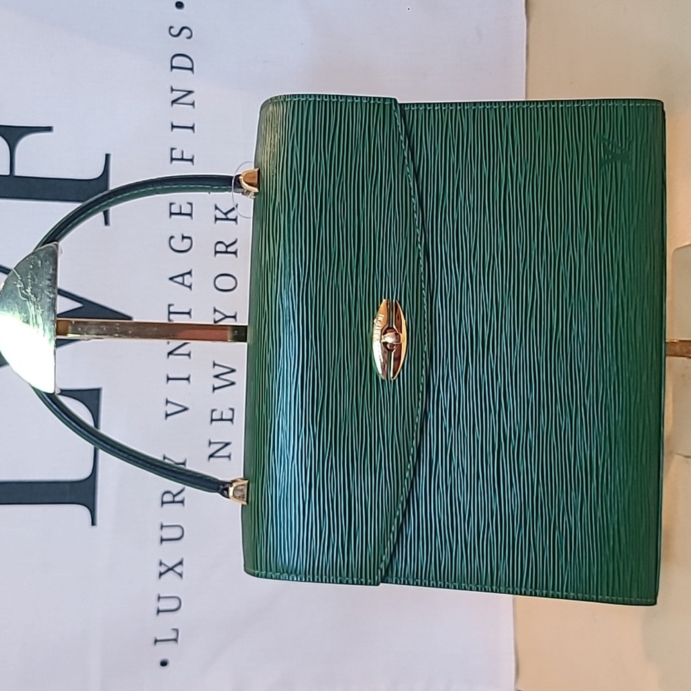 LOUIS VUITTON ULTRA RARE VINTAGE 1994 EPI LEATHER MALESHERBES BAG EXCELLENT COND - Picture 3 of 17